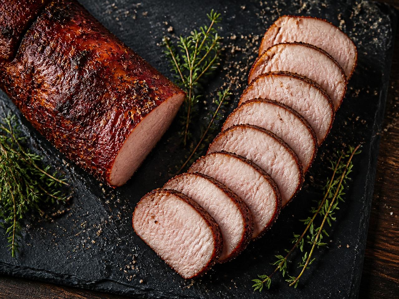 Filet mignon fumé