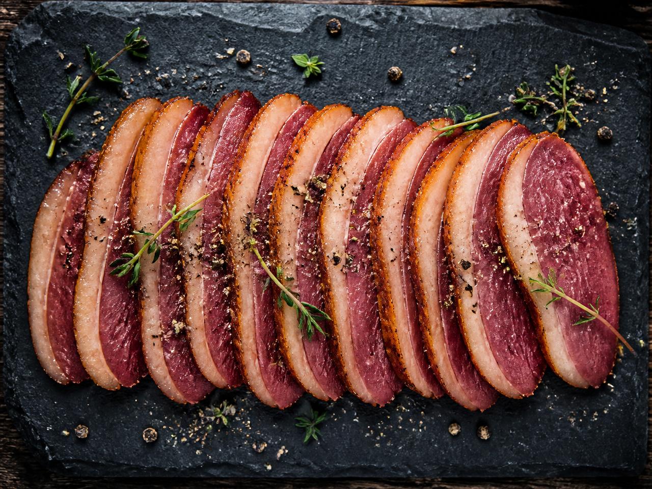 Magret de canard fumé
